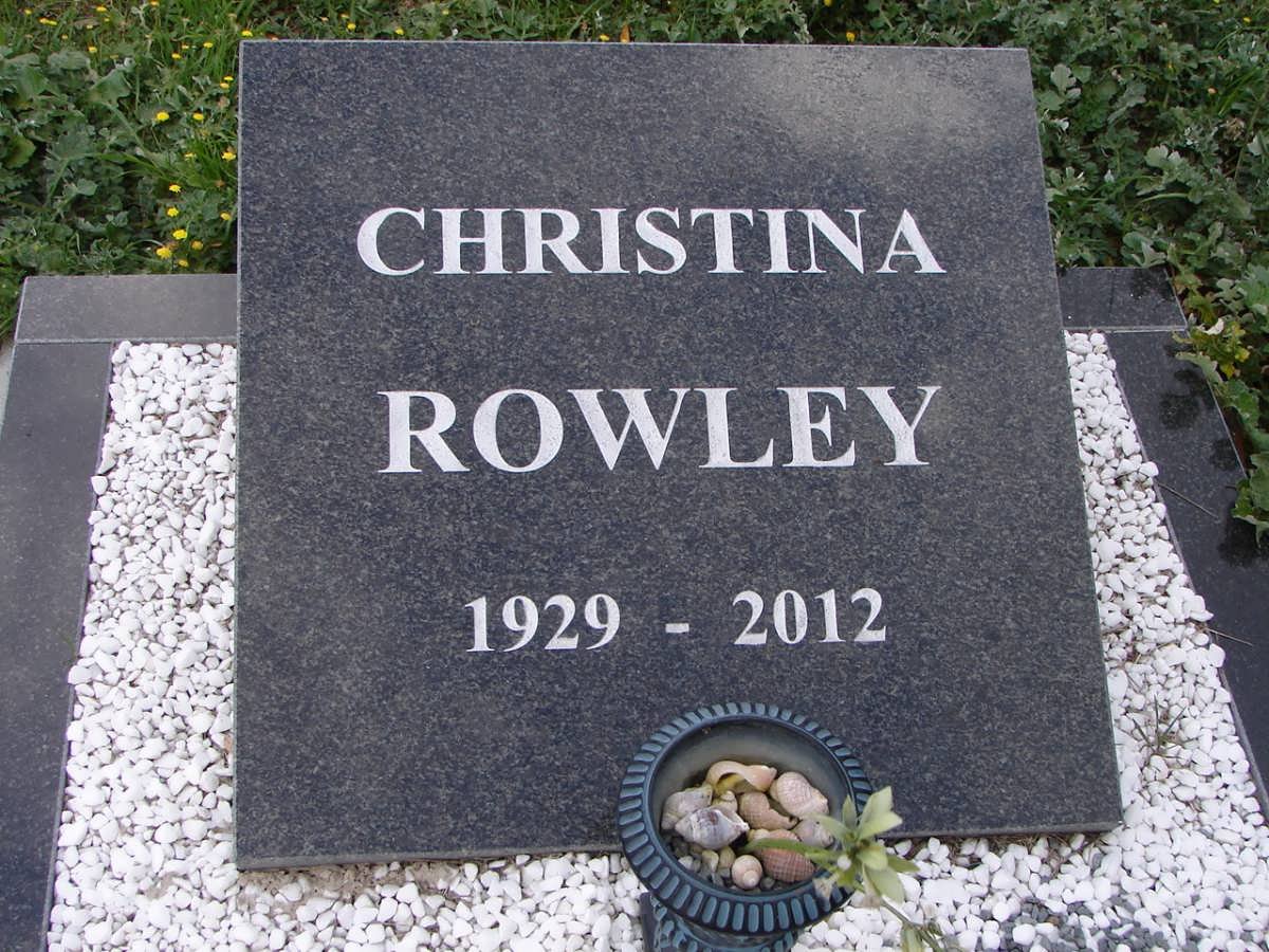 ROWLEY Christina 1929-2012