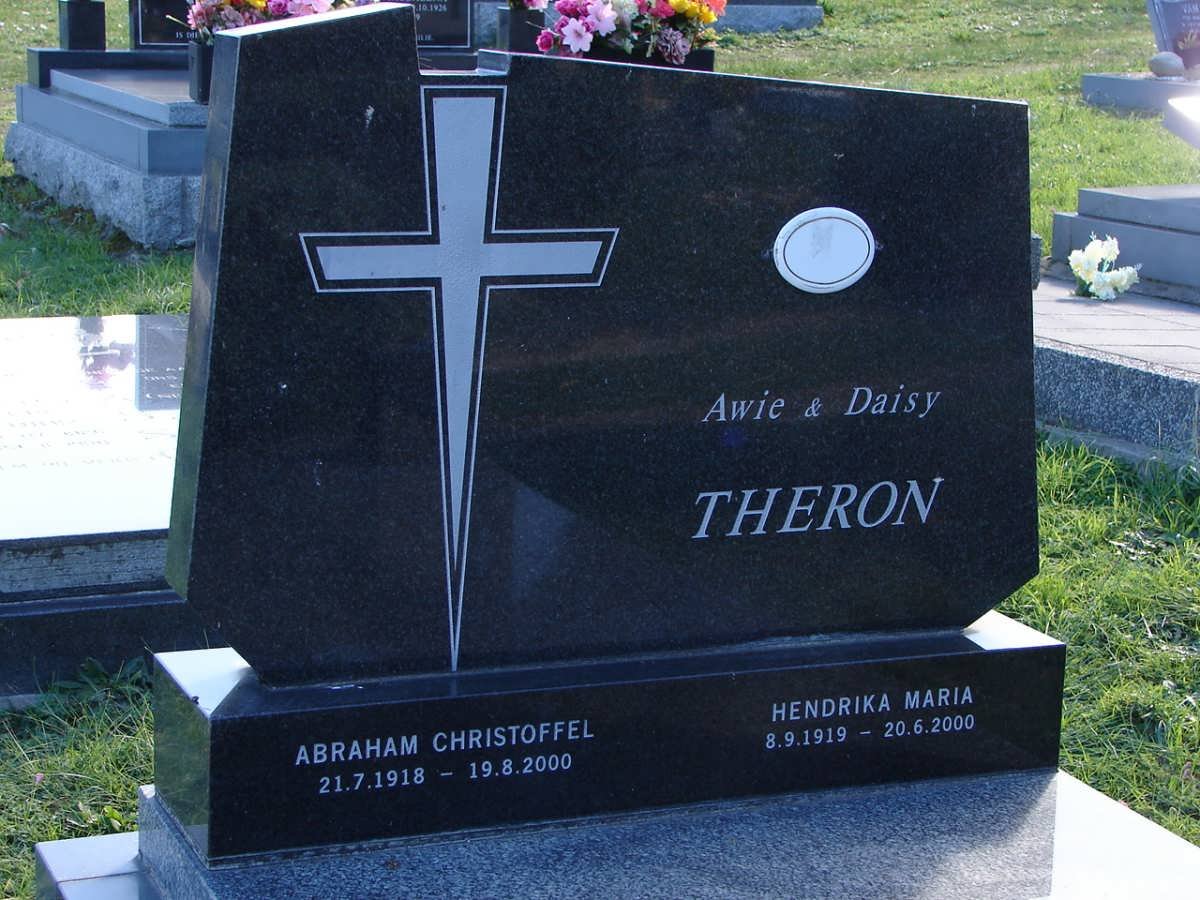 THERON Abraham Christoffel 1918-2000 &amp; Hendrika Maria 1919-2000