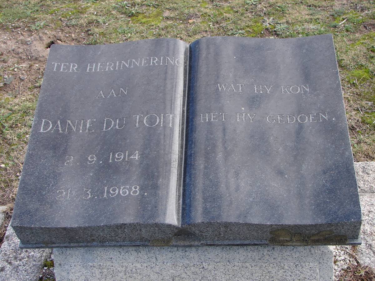 TOIT Danie, du 1914-1968