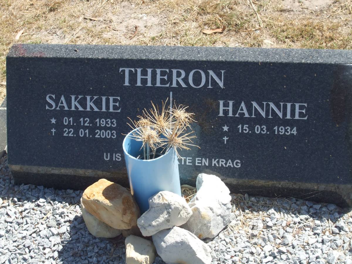 THERON Sakkie 1933-2003 &amp; Hannie 1934-
