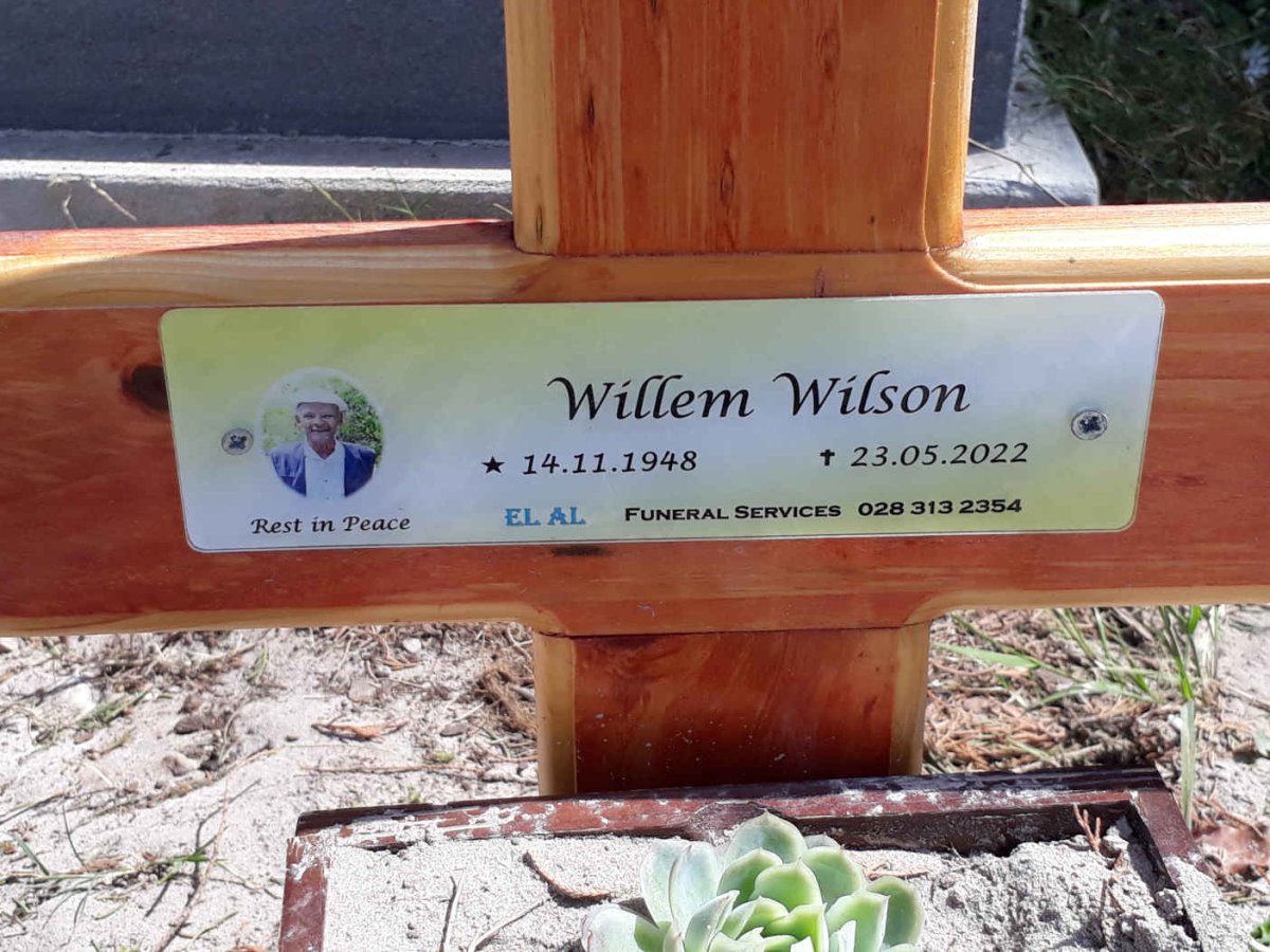 WILSON Willem 1948-2022