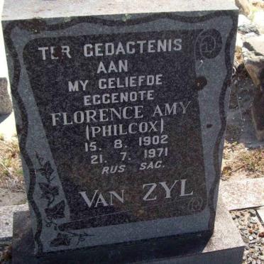 ZYL Florence Amy, van nee PHILCOX 1902-1971