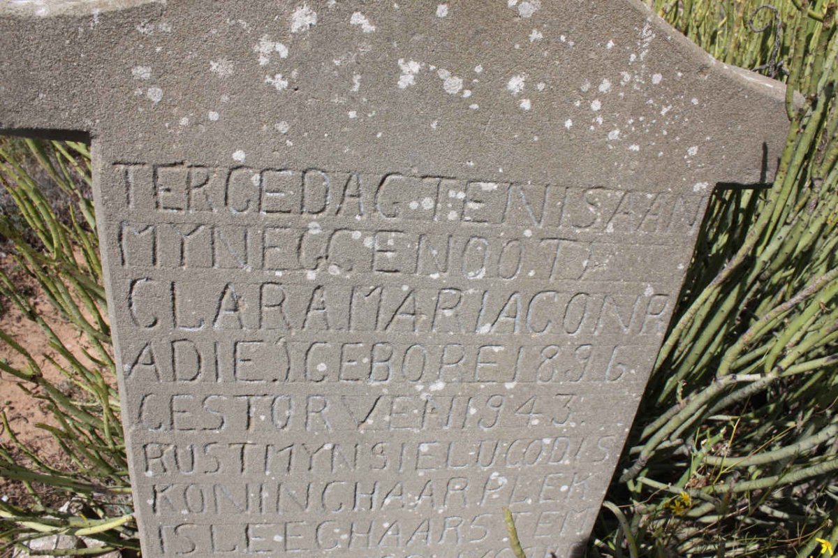 CONRADIE Clara Maria 1896-1943