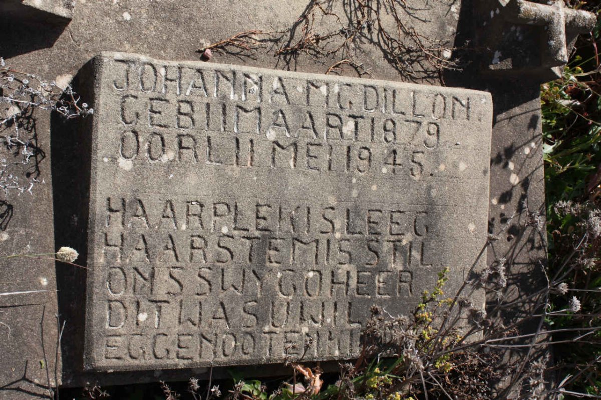 DILLON Johanna M.G. 1879-1945