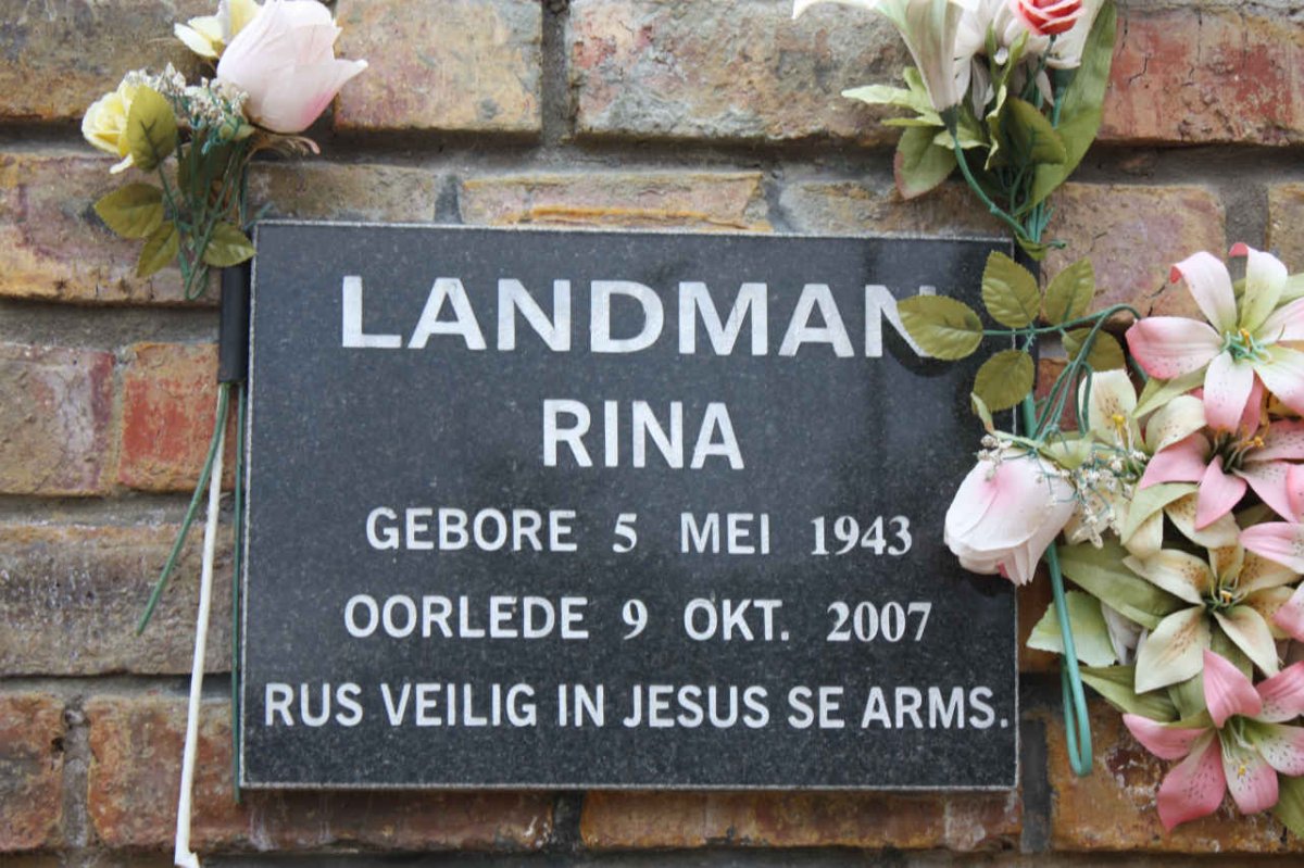 LANDMAN Rina 1943-2007