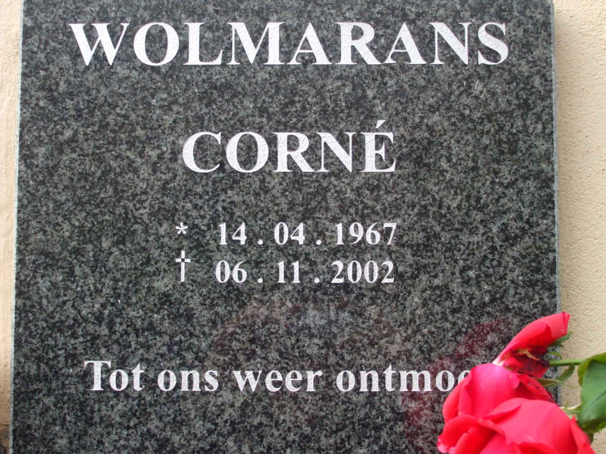 WOLMARANS Corné 1967-2002