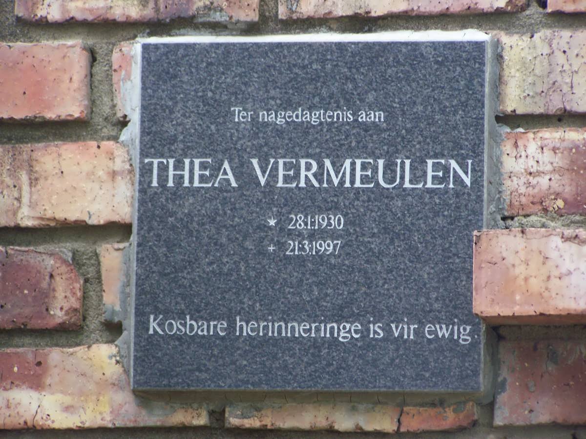 VERMEULEN Thea 1930-1997