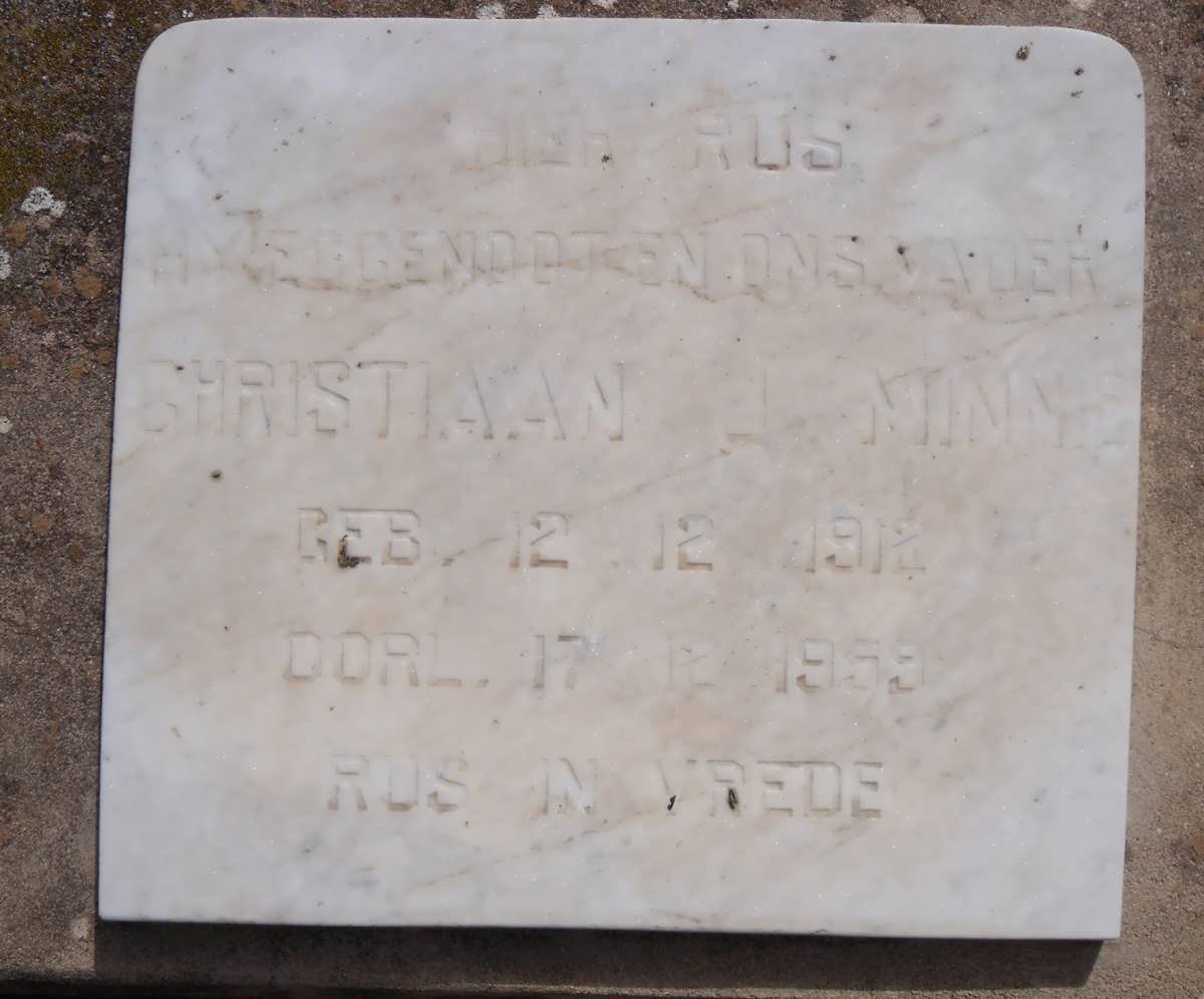 ?MIN? Christiaan J. 1914-1959