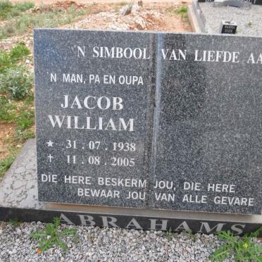 ABRAHAMS Jacob William 1938-2005