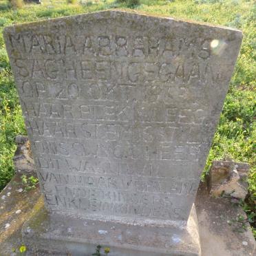 ABRAHAMS Maria -1963