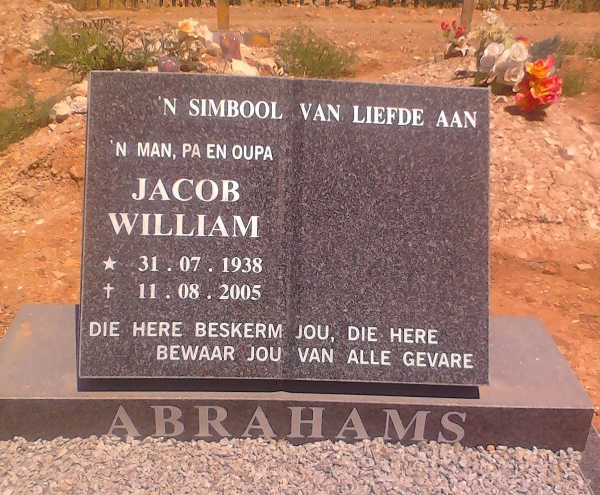 ABRAHAMS Jacob William 1938-2005