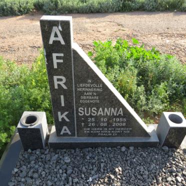 AFRIKA Susanna 1955-2008