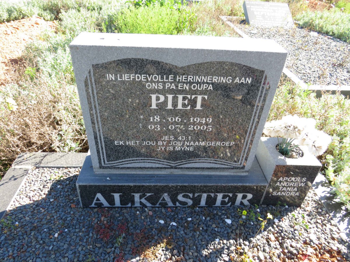 ALKASTER Piet 1949-2005