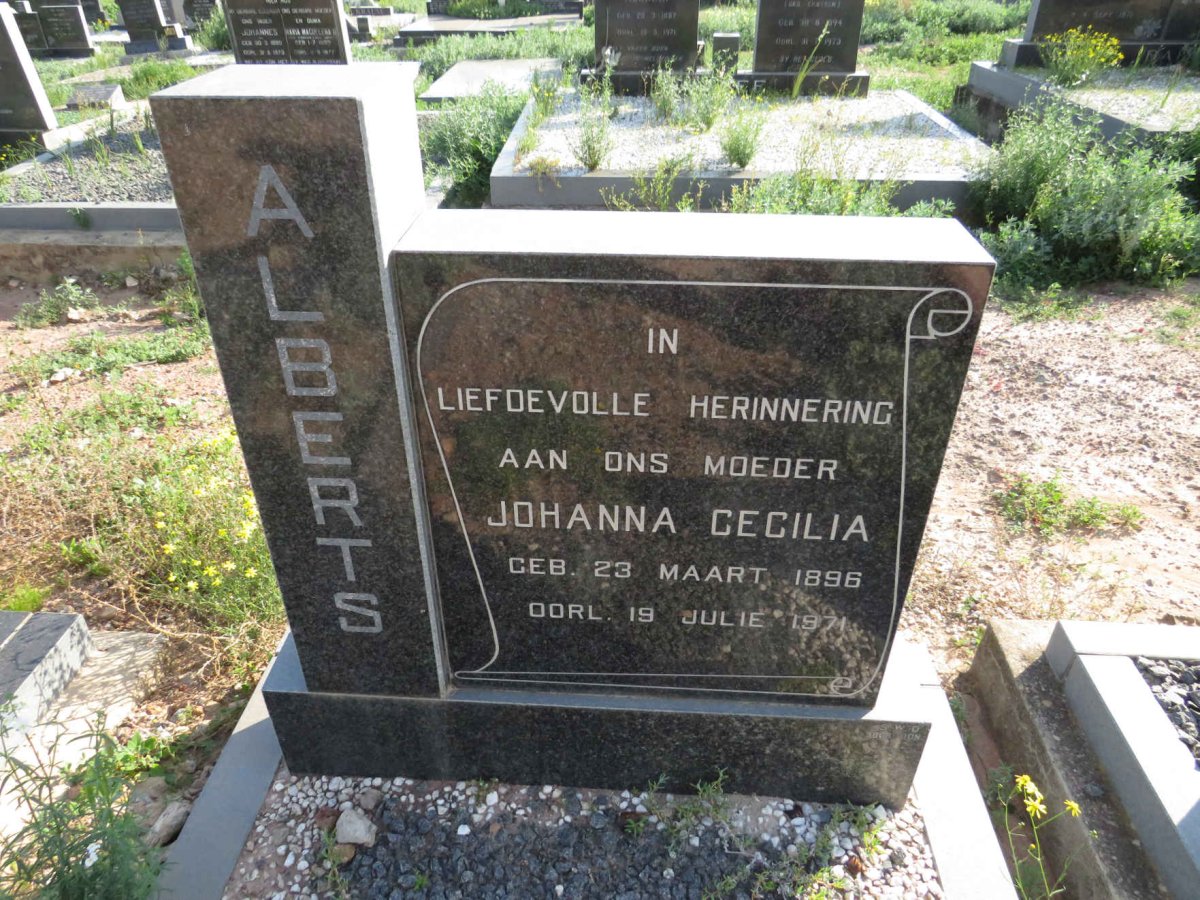 ALBERTS Johanna Cecilia 1896-1971