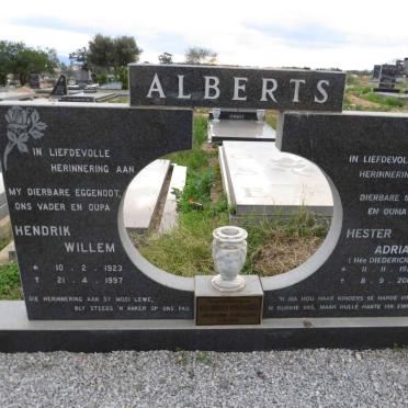 ALBERTS Hendrik Willem 1923-1997 & Hester Adriana DIEDERICKS 1924-2014