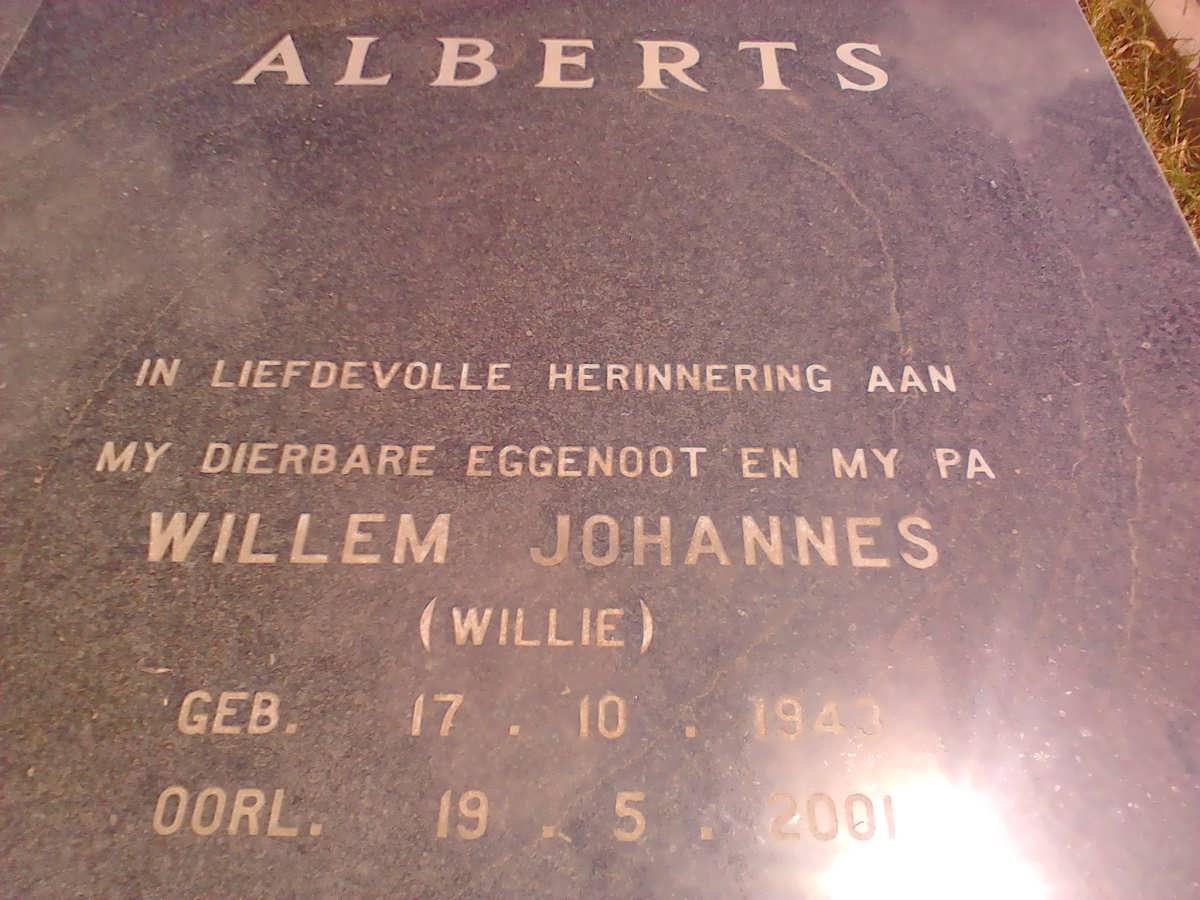 ALBERTS Willem Johannes 1943-2001