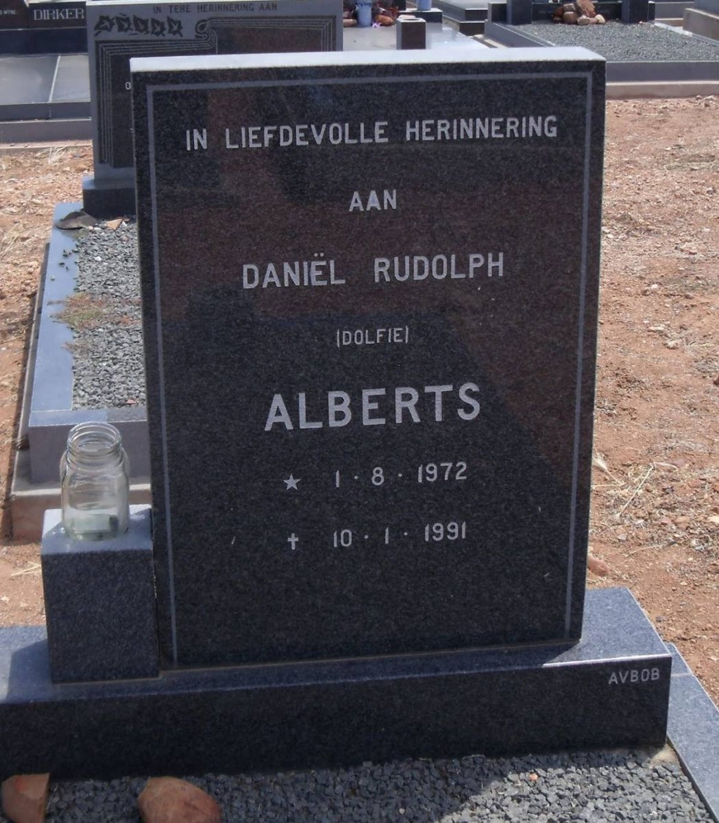ALBERTS Daniel Rudolph 1972-1991