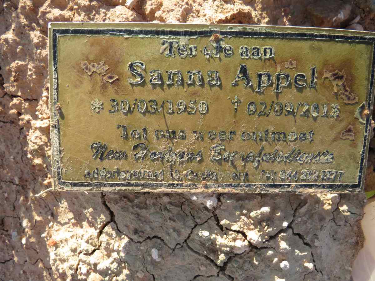 APPEL Sanna 1950-2013
