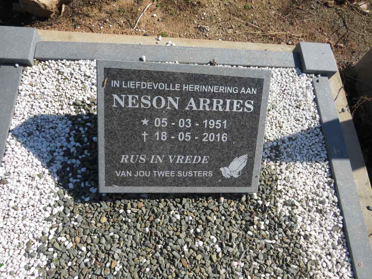 ARRIES Neson 1951-2016