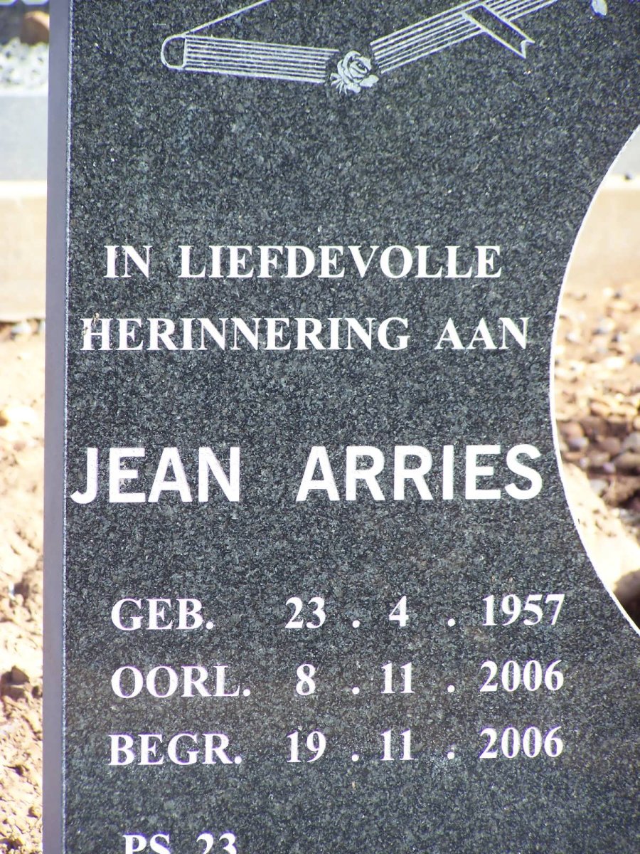 ARRIES Jean 1957-2006