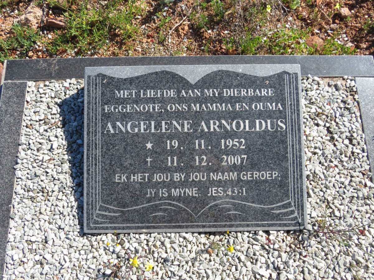 ARNOLDUS Angelene 1952-2007