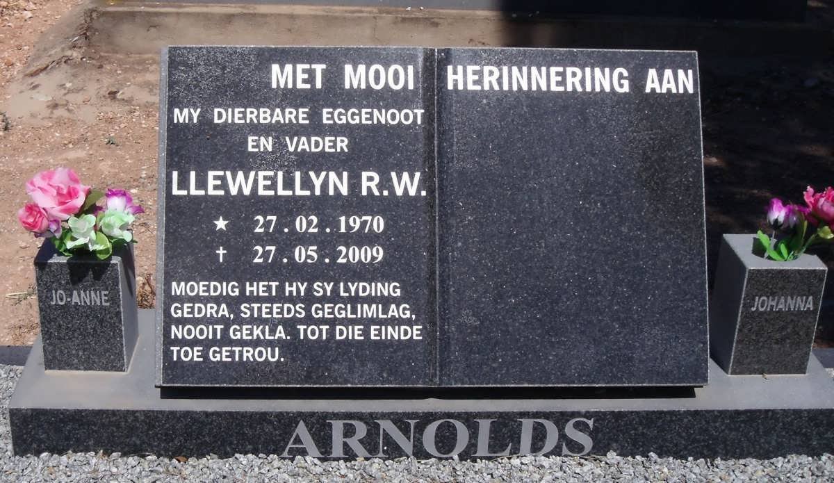 ARNOLDS Llewellyn R.W. 1970-2009