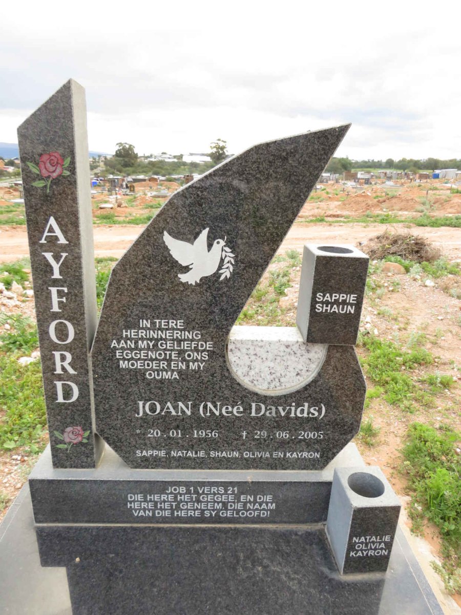 AYFORD Joan nee DAVIDS 1956-2005