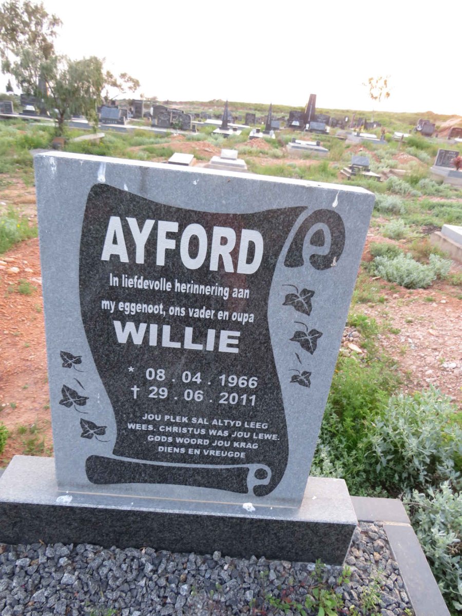 AYFORD Willie 1966-2011