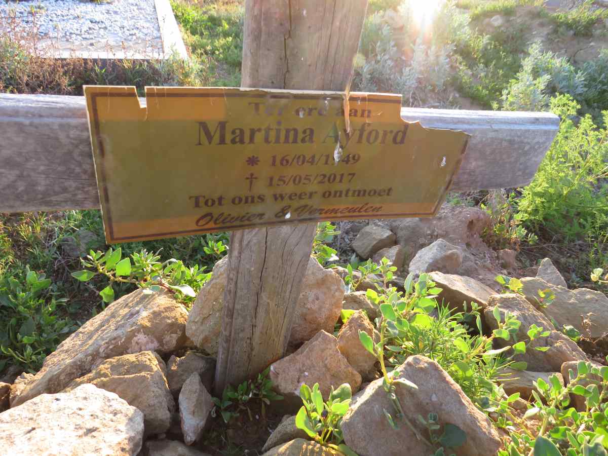 AYFORD Martina 1949-2017