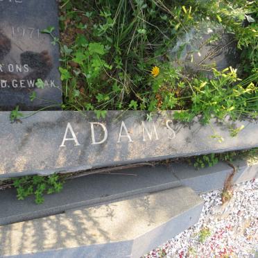 ADAMS Peter Johannes 1909-1974 & Annie Johanna CLAASEN 1912-1971_1