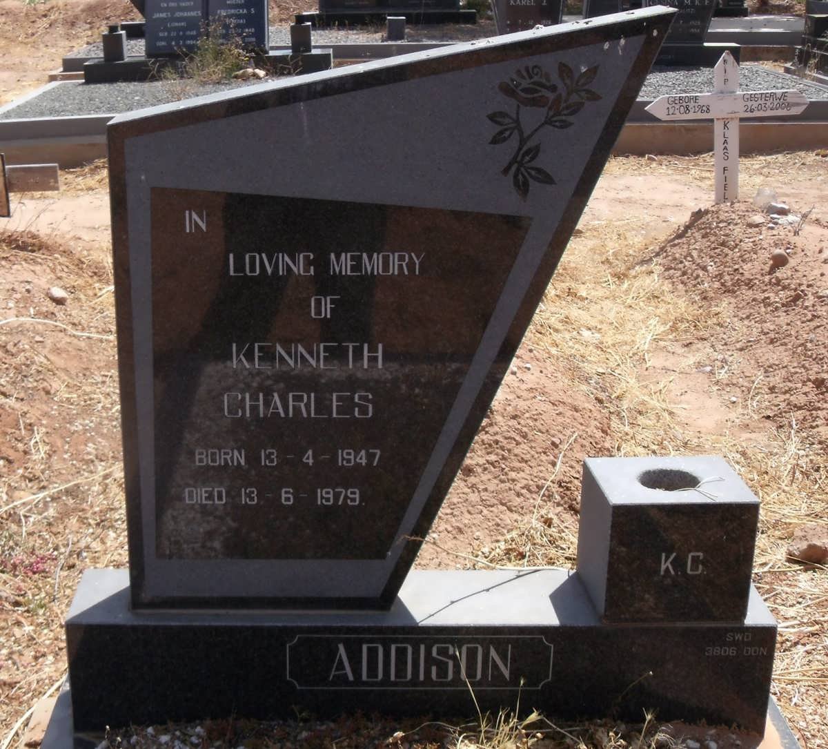 ADDISON Kenneth Charles 1947-1979