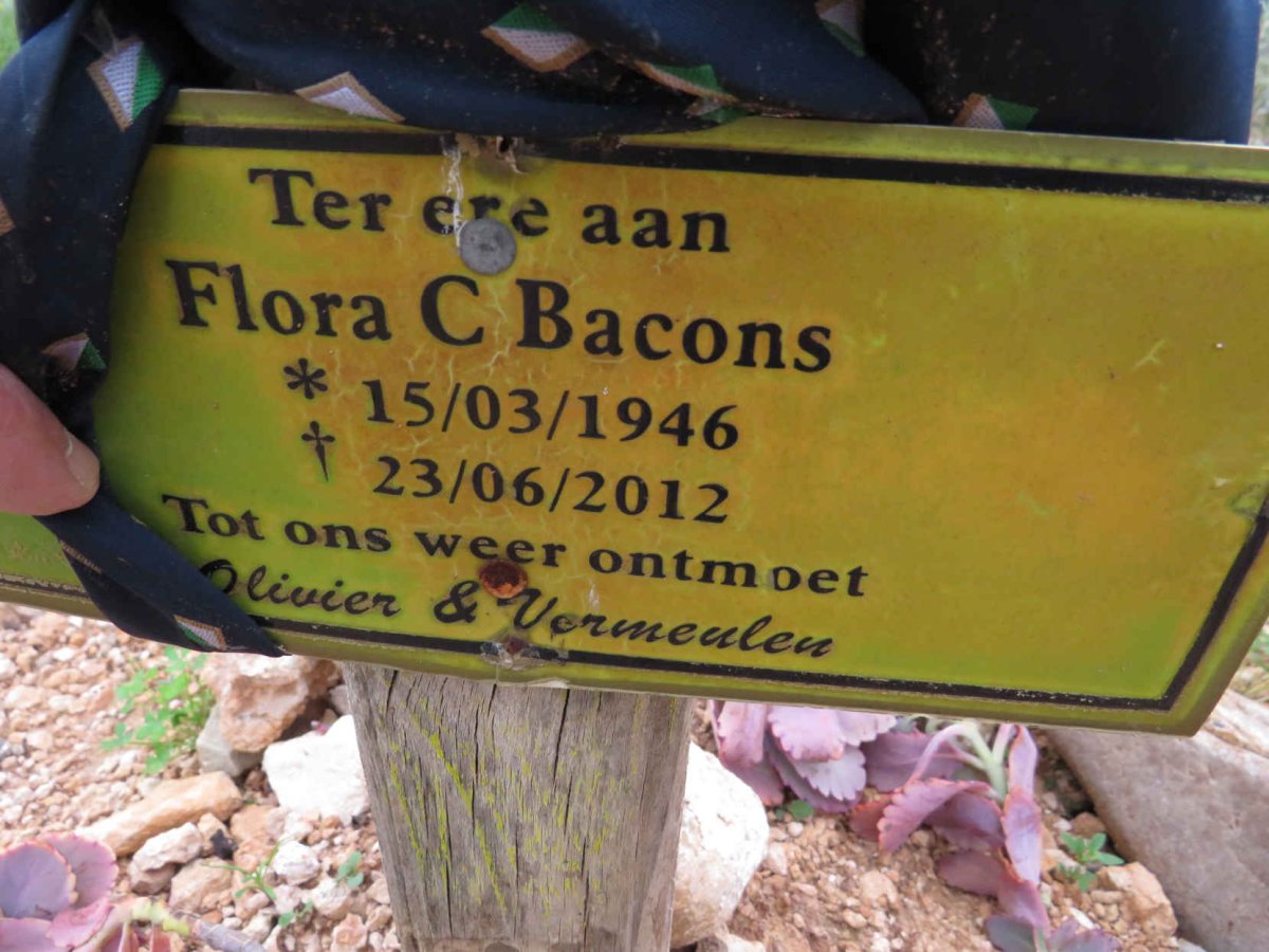 BACONS Flora C. 1946-2012
