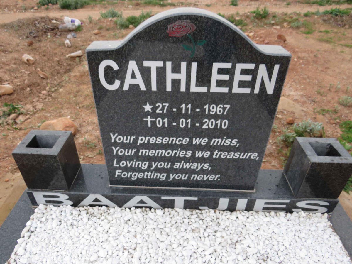BAATJIES Cathleen 1967-2010