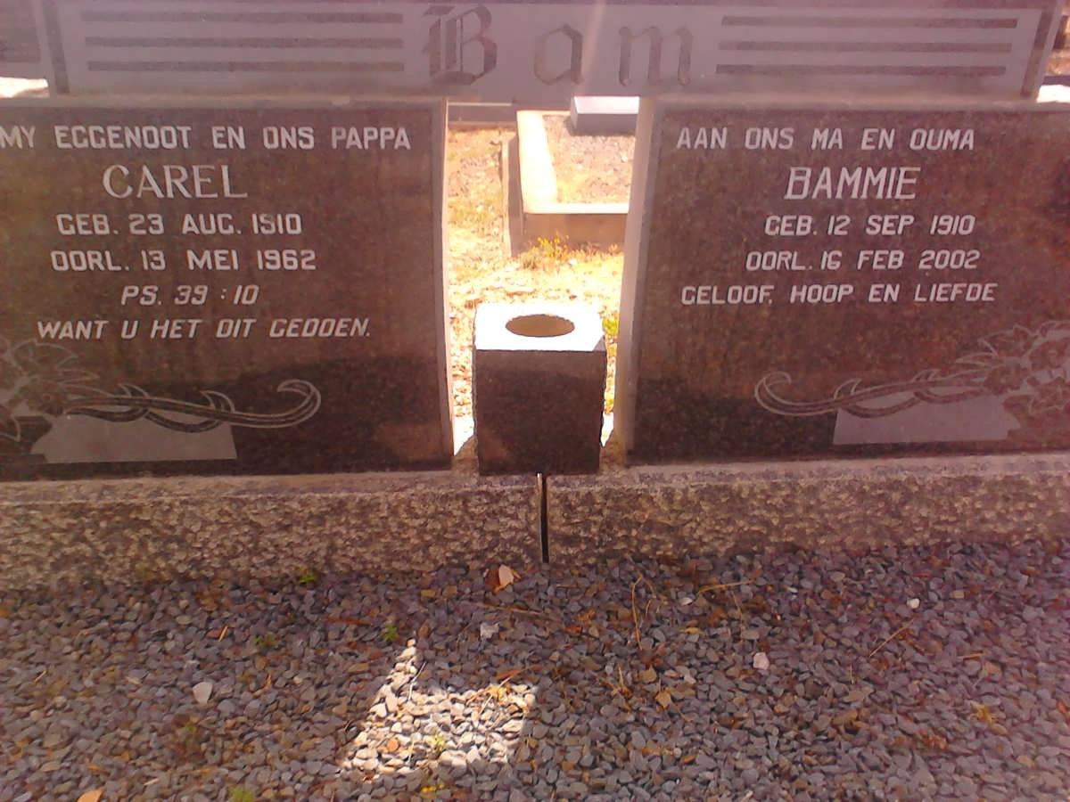 BAM Carel 1910-1962 &amp; Bammie 1910-2002