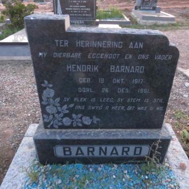 BARNARD Hendrik 1917-1961