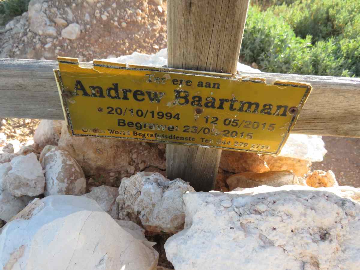 BAARTMAN Andrew 1994-2015
