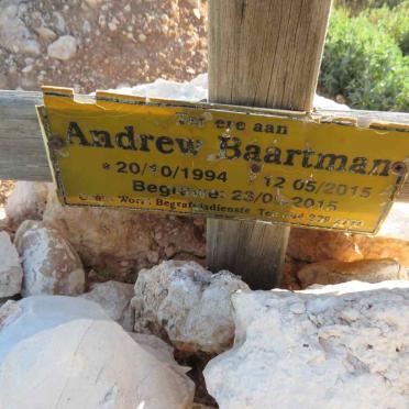 BAARTMAN Andrew 1994-2015