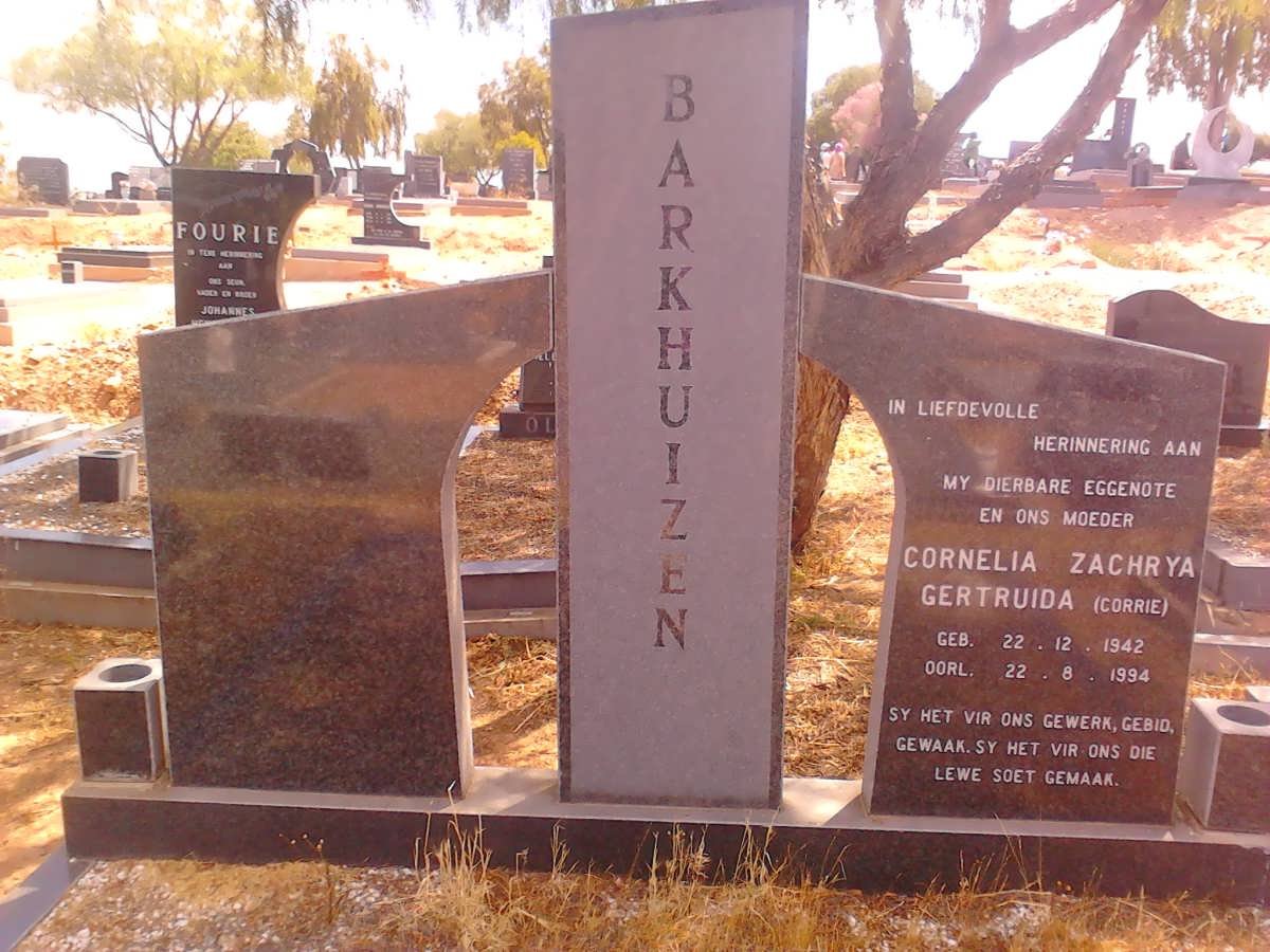 BARKHUIZEN Cornelia Zachryna Gertruida 1942-1994