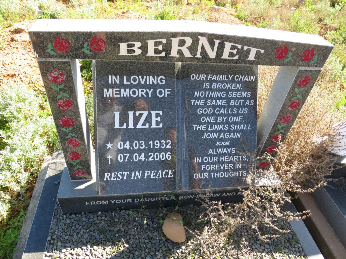 BERNET Lize 1932-2006