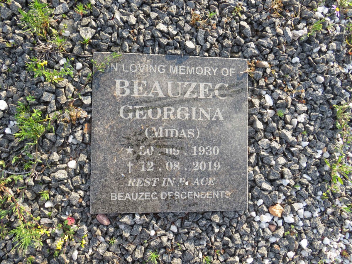 BEAUZEC Georgina 1930-2019