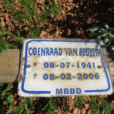 BEULEN Coenraad, van 1941-2006