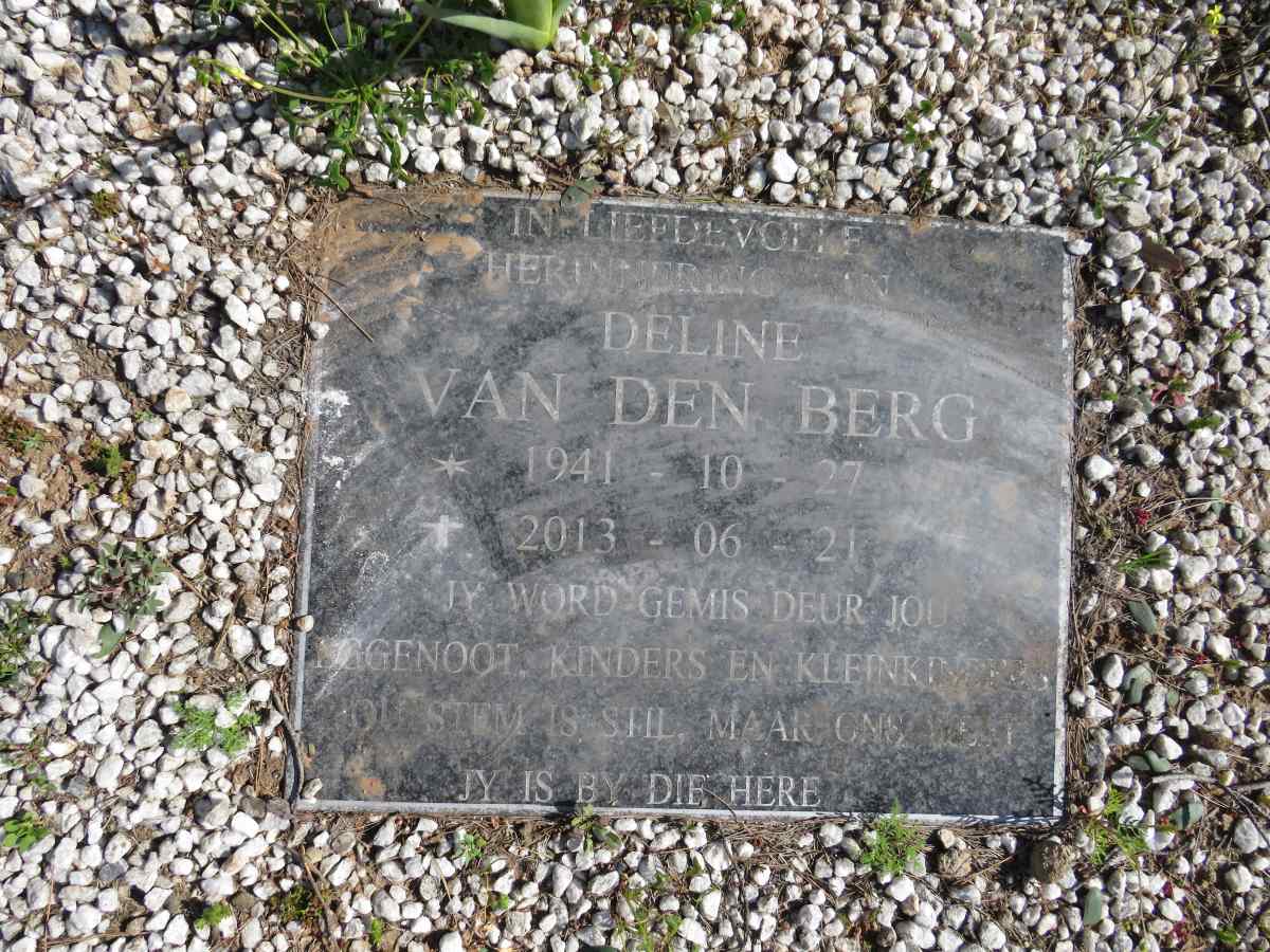 BERG Deline, van den 1941-2013