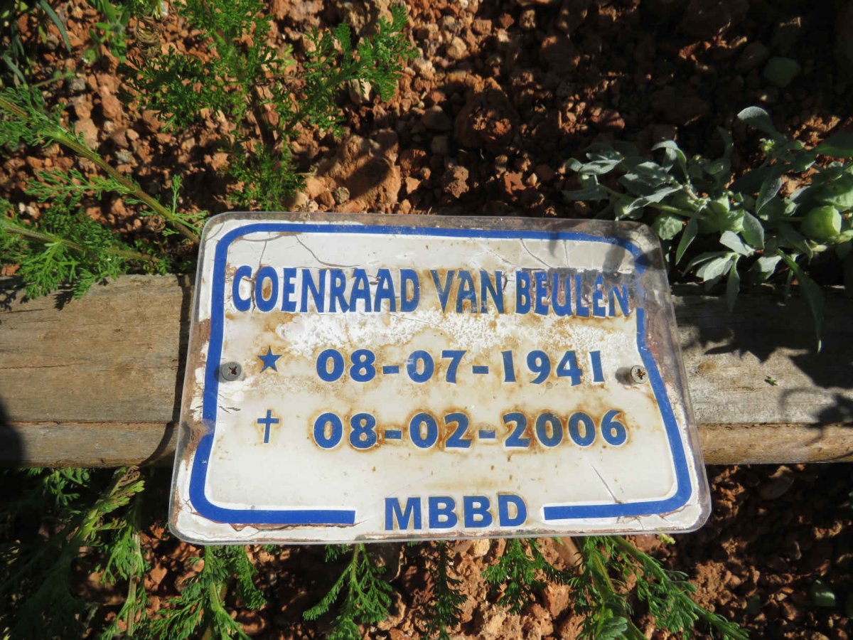 BEULEN Coenraad, van 1941-2006