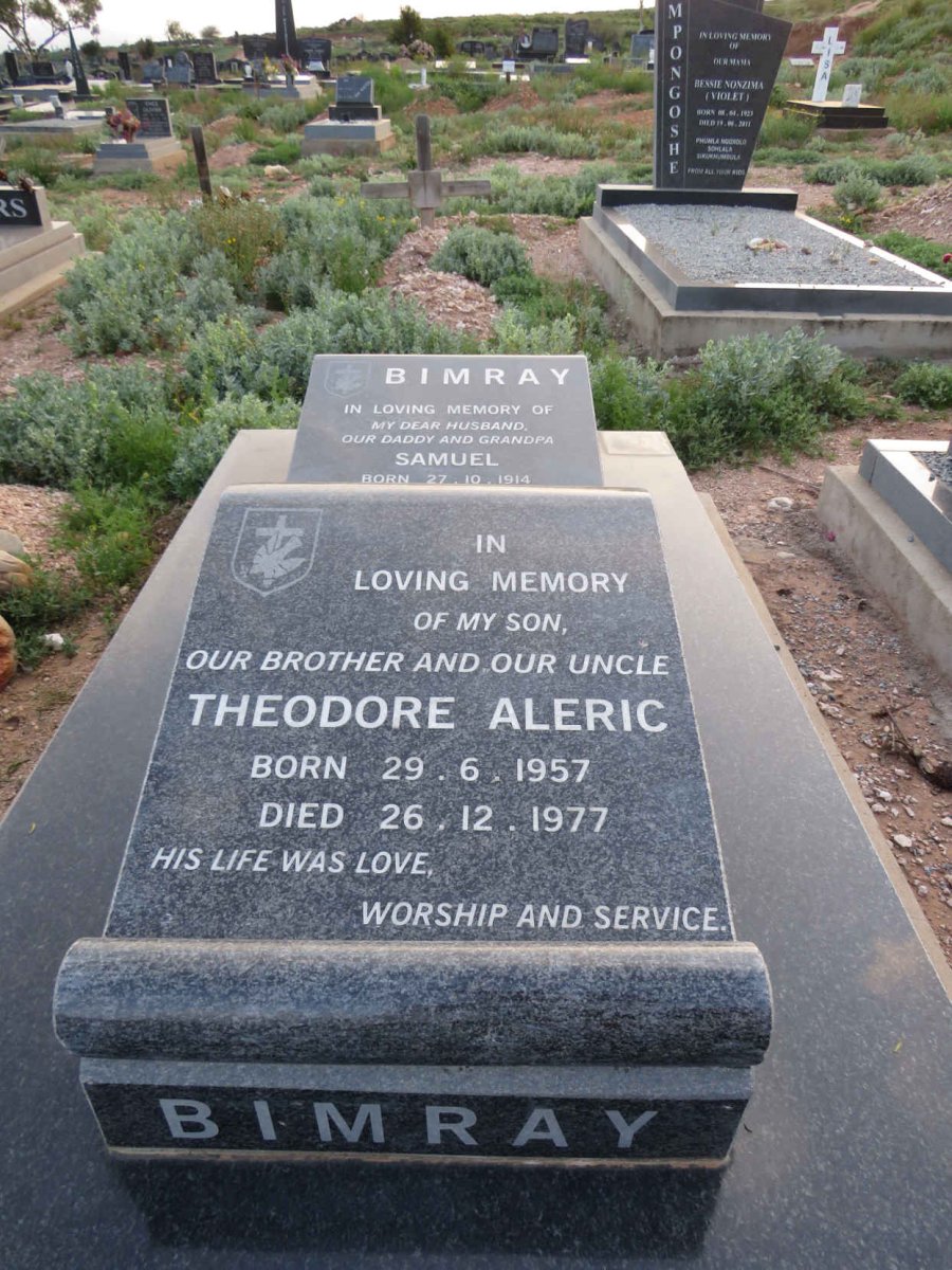 BIMRAY Theodore Aleric 1957-1977