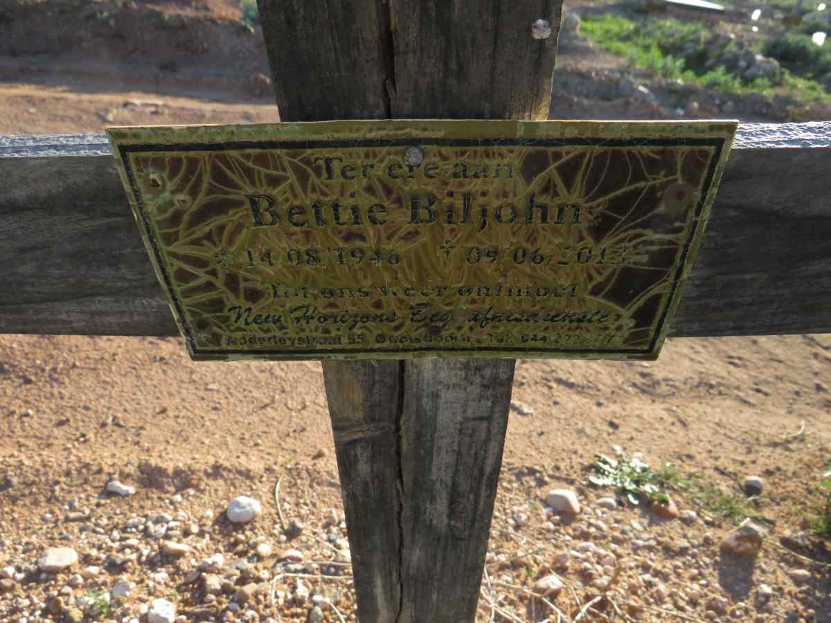 BILJOHN Bettie 1946-2013
