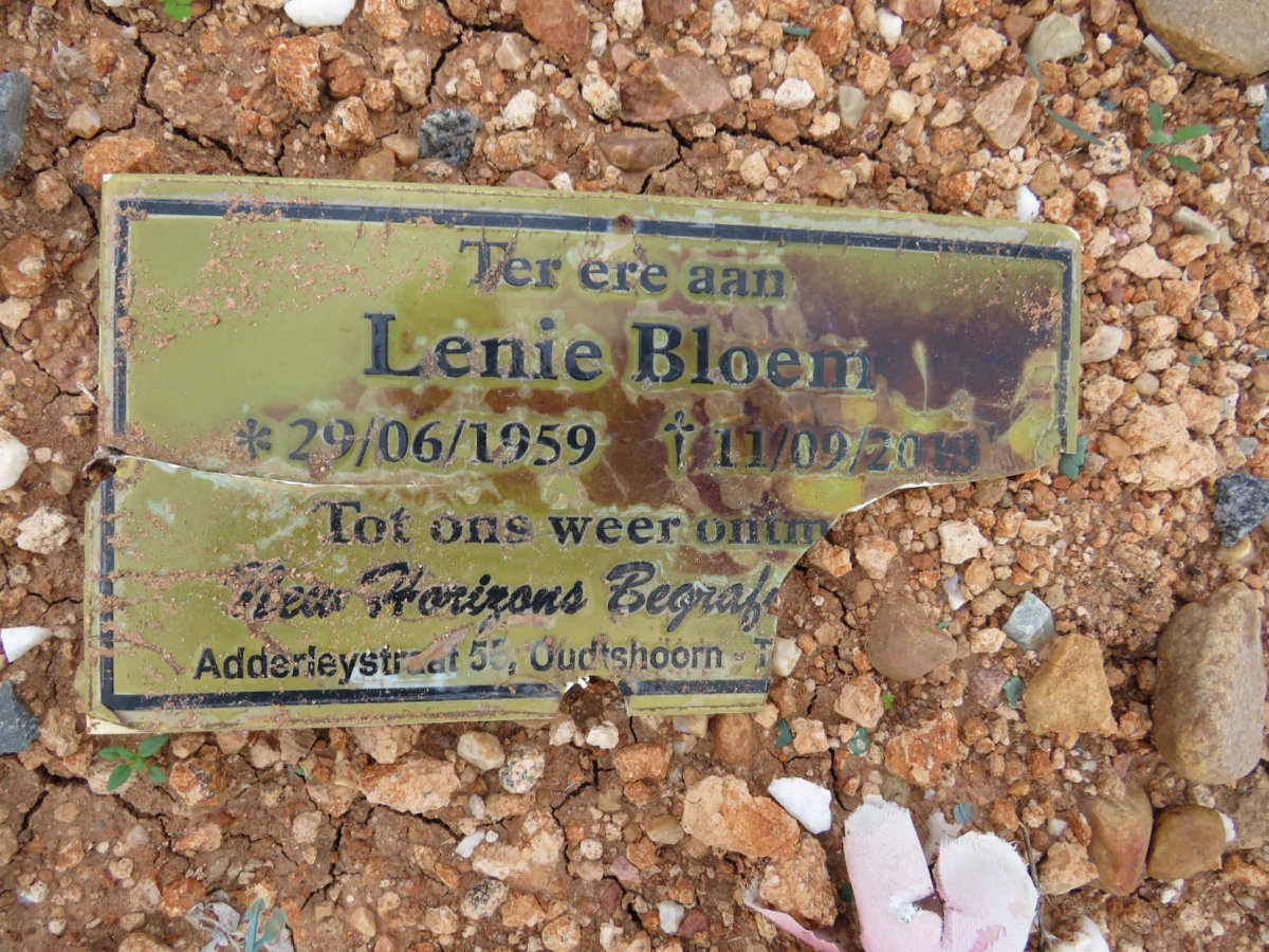BLOEM Lenie 1959-201?