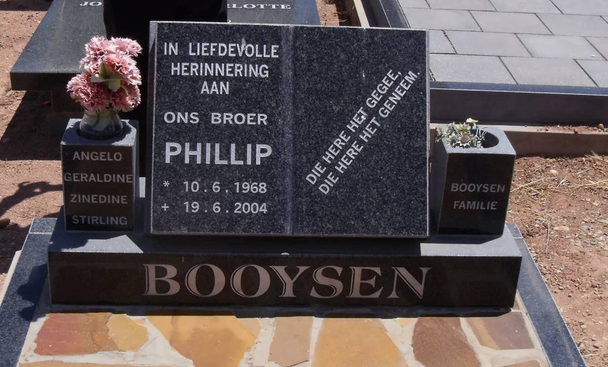 BOOYSEN Phillip 1968-2004