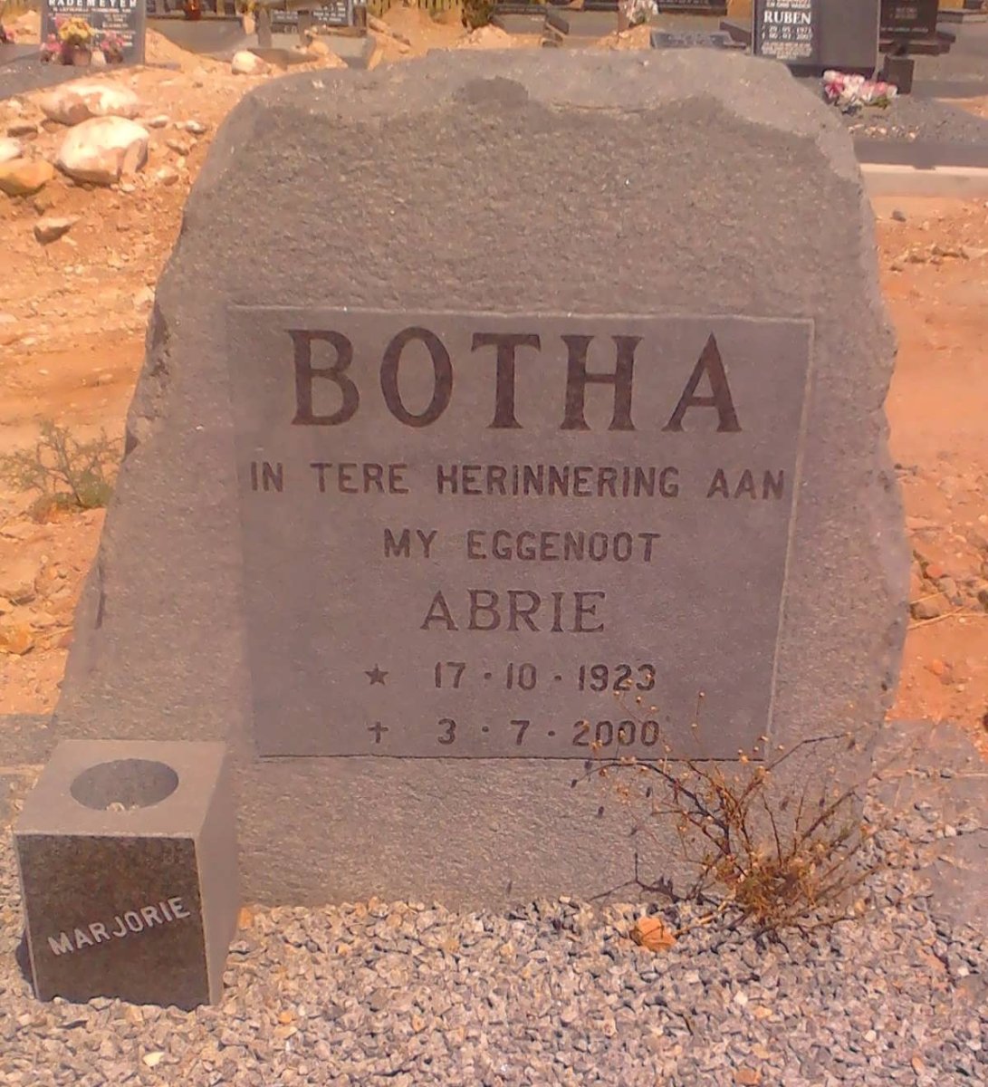 BOTHA Abrie 1920-2000