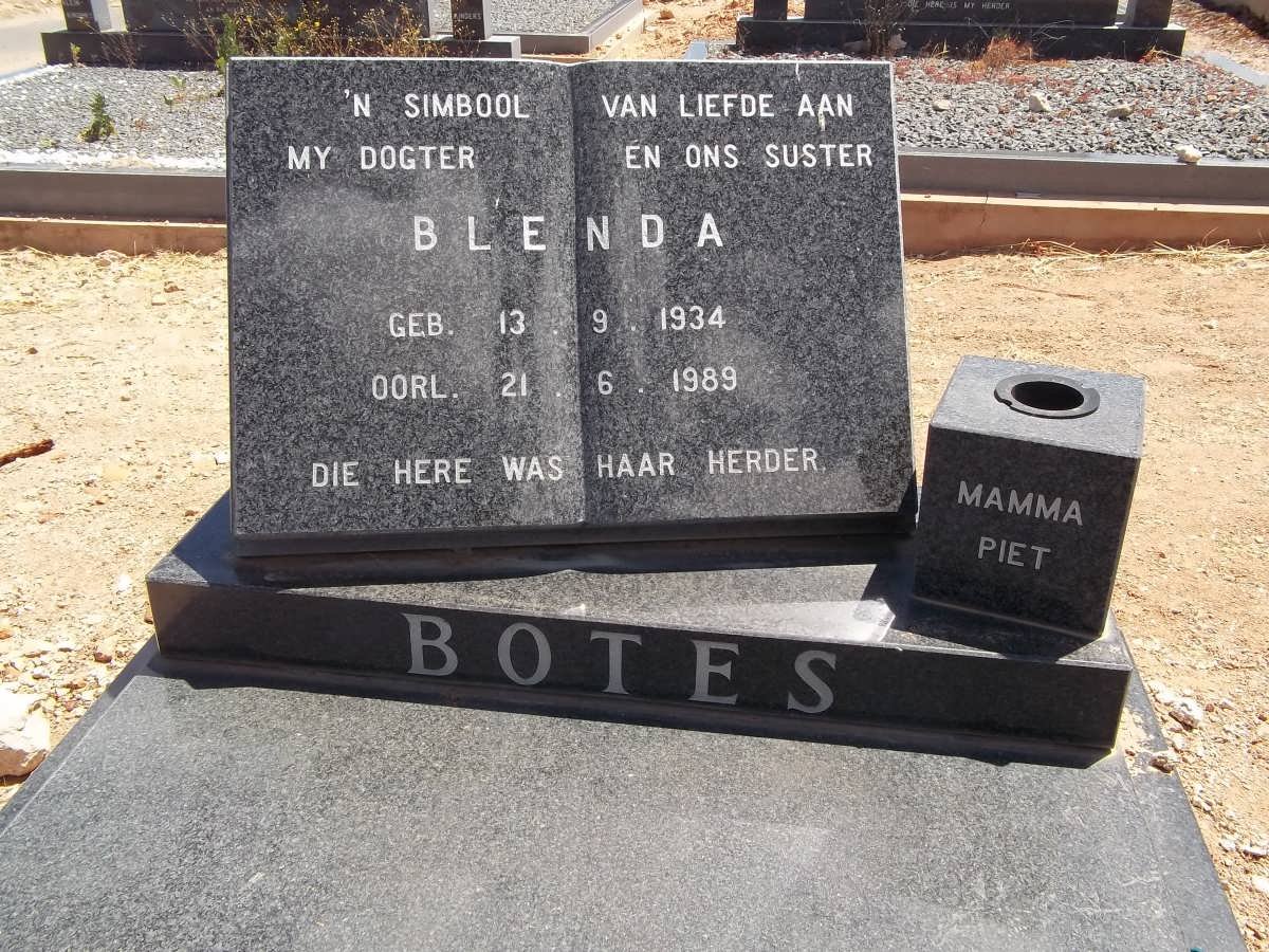 BOTES Blenda 1934-1989