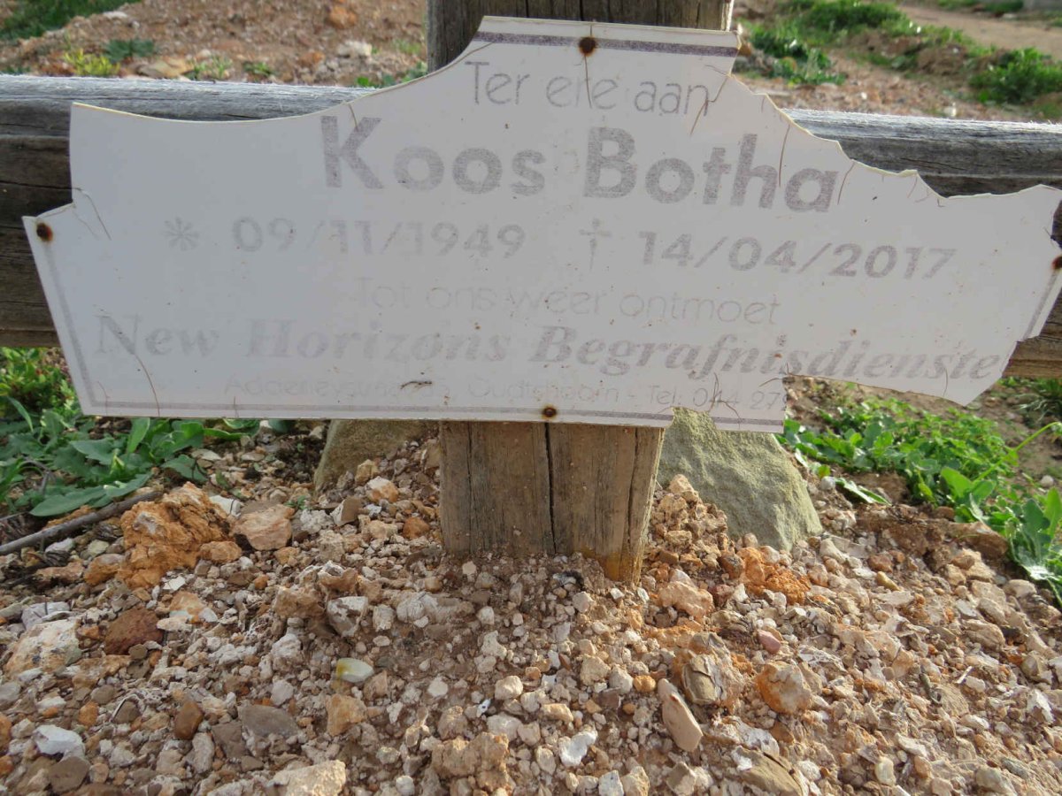 BOTHA Koos 1949-2017